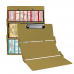 WhiteCoat Clipboard® Trifold - Tactical Brown Pediatric Infant Edition